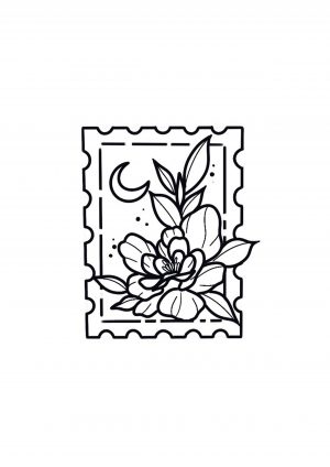 Tatouage Timbré - Fleur de Nuit